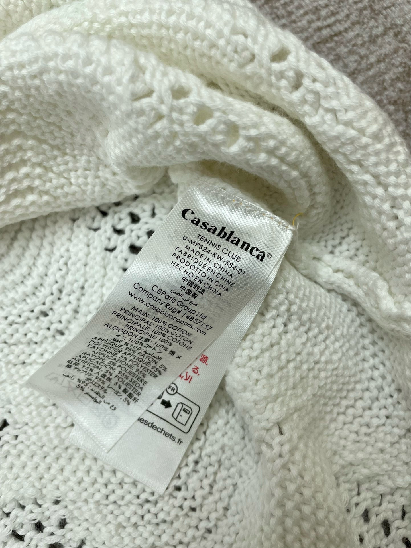 Casablanca Knitted Polo
