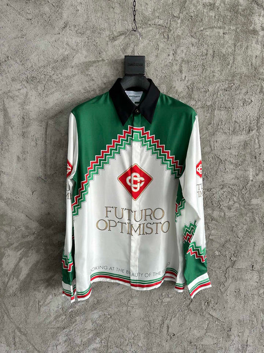 Casablance Long Sleeve Polo