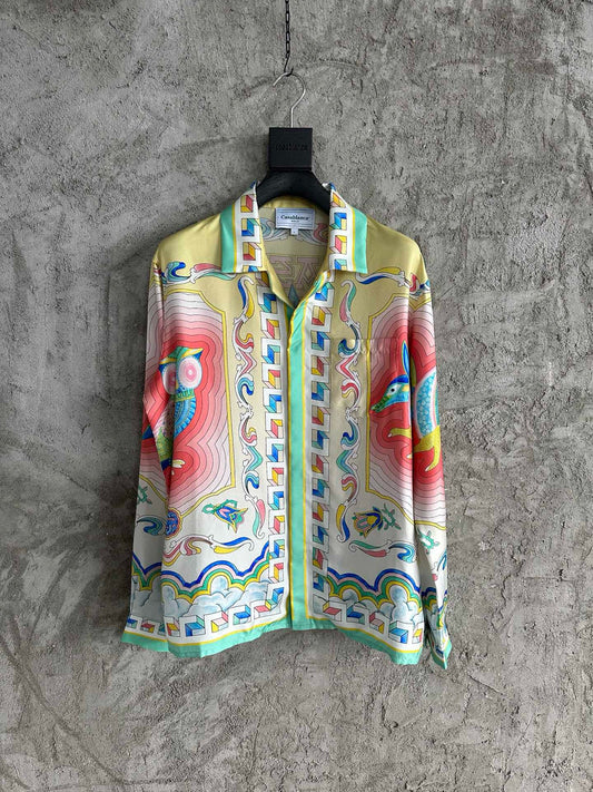 Casablance Long Sleeve Polo