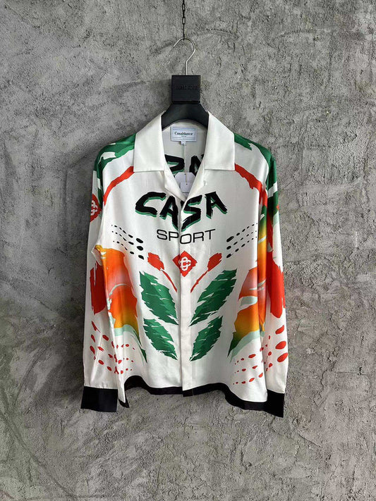Casablance Long Sleeve Polo
