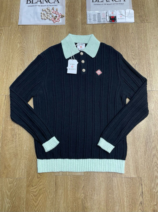 Casablanca Long Sleeve Polo