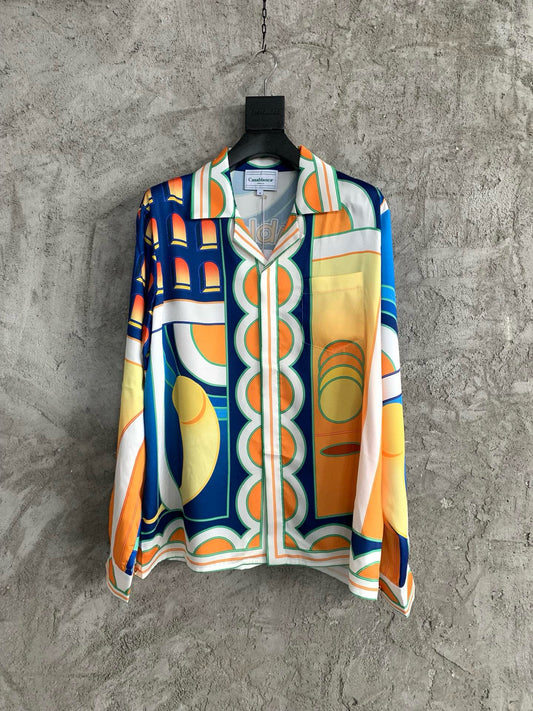 Casablance Long Sleeve Polo