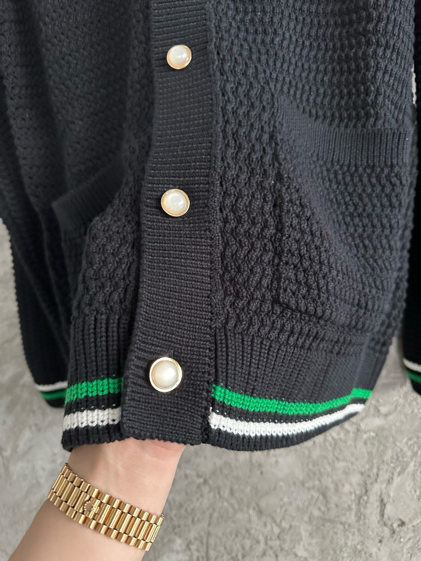 Casablance Long Sleeve Polo