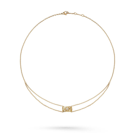 CRUSH GOLD DIAMOND NECKLACE