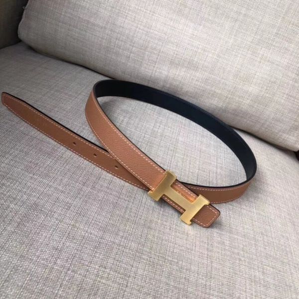 HERM Mini Constance 24mm Reversible Belt Black/Gold