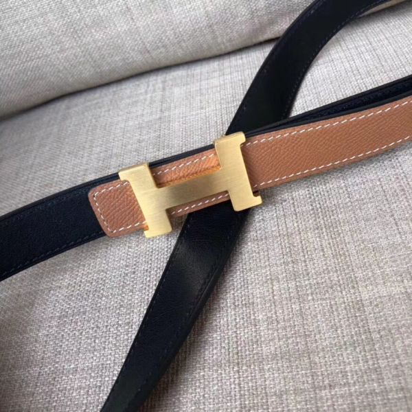 HERM Mini Constance 24mm Reversible Belt Black/Gold