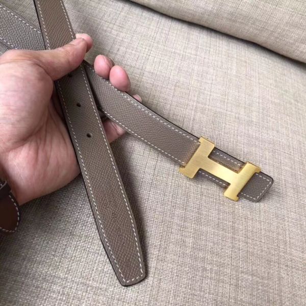 HERM Mini Constance 24mm Reversible Belt Black/Taupe