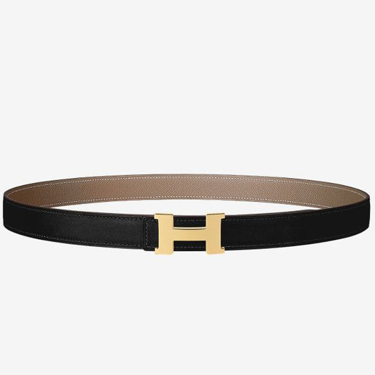 HERM Mini Constance 24mm Reversible Belt Black/Taupe