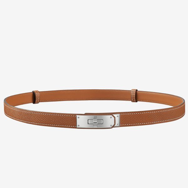 HERM Kelly 18 Belt In Gold Epsom Leather