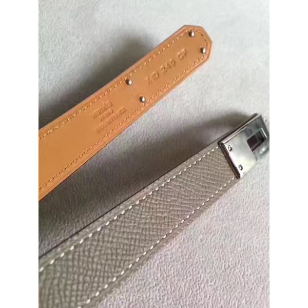 HERM Kelly 18 Belt In Taupe Epsom Leather