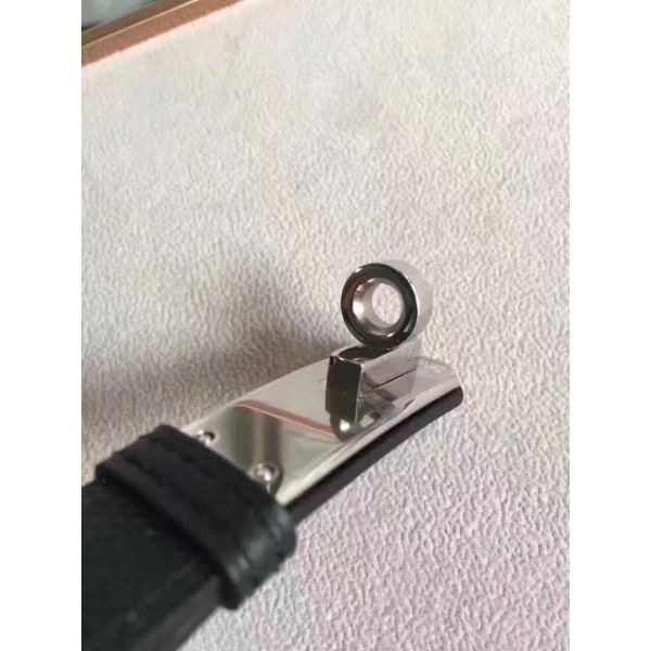 HERM Kelly 18 Belt In Black Epsom Leather