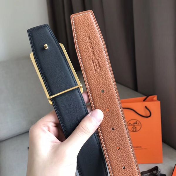 HERM Officier Belt Buckle & Brown 38MM Strap