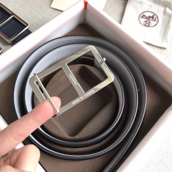 HERM Officier Belt Buckle & White 38MM Strap