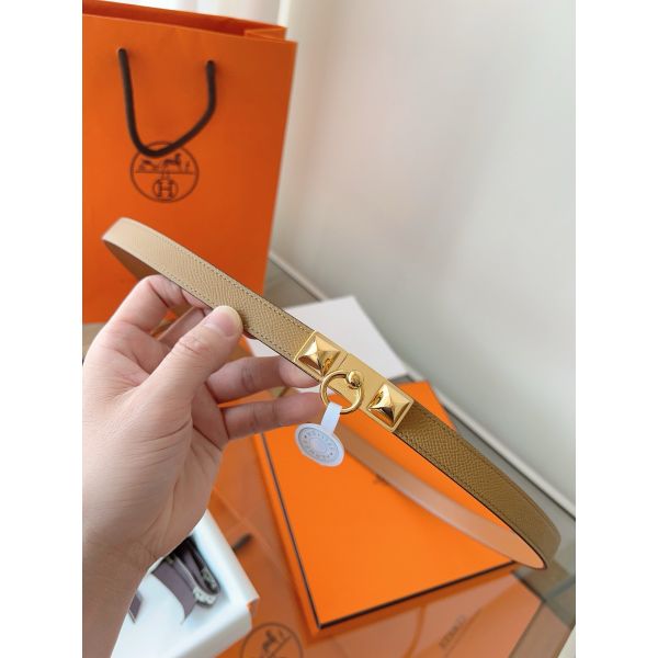 HERM Rivale 18 Belt in Chai Epsom Calfskin