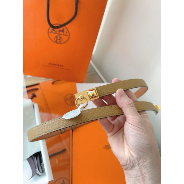 HERM Rivale 18 Belt in Chai Epsom Calfskin