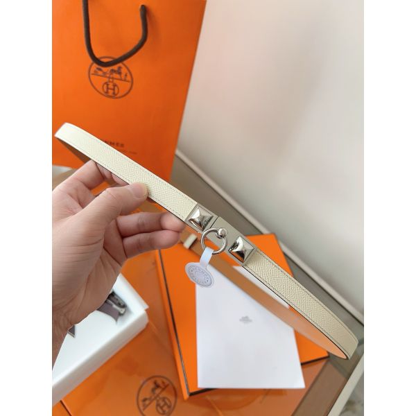 HERM Rivale 18 Belt in Craie Epsom Calfskin