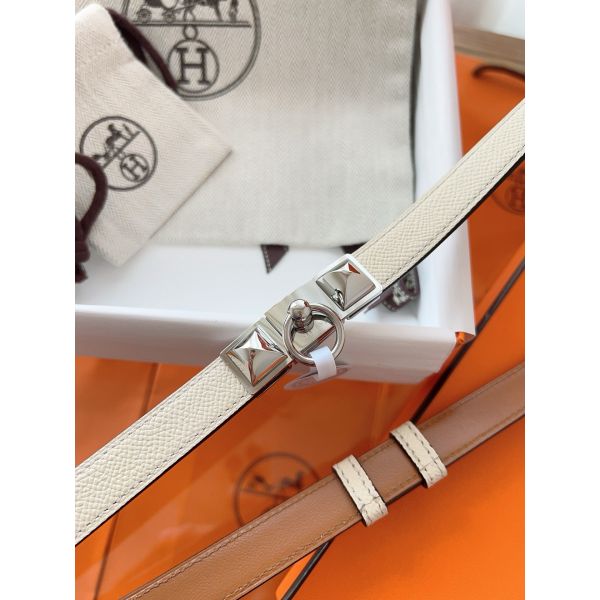 HERM Rivale 18 Belt in Craie Epsom Calfskin