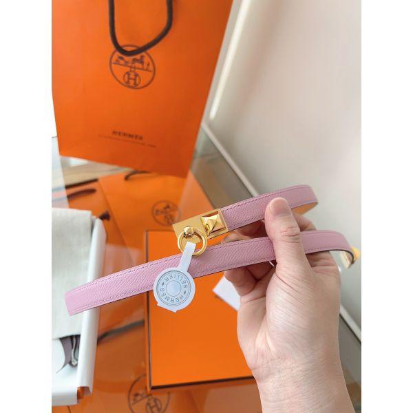 HERM Rivale 18 Belt in Mauve Sylvestre Epsom Calfskin