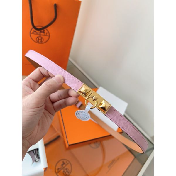 HERM Rivale 18 Belt in Mauve Sylvestre Epsom Calfskin