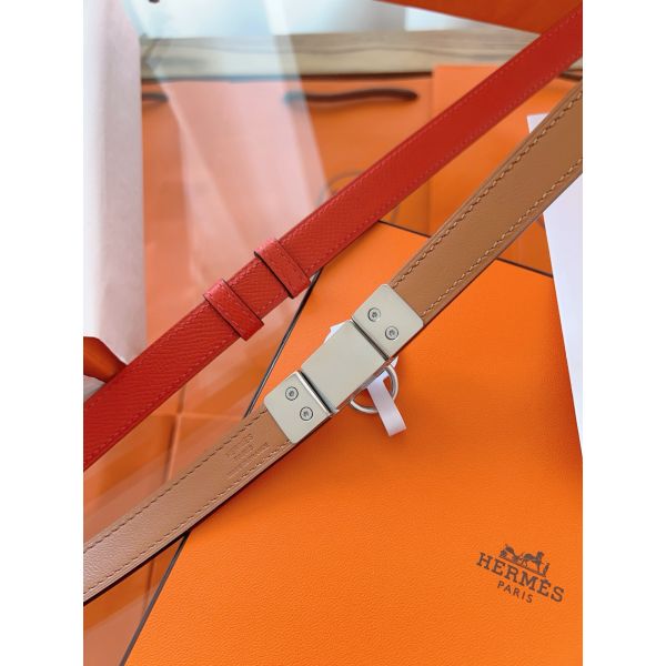 HERM Rivale 18 Belt in Red Epsom Calfskin