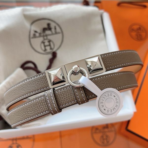 HERM Rivale 18 Belt in Taupe Epsom Calfskin