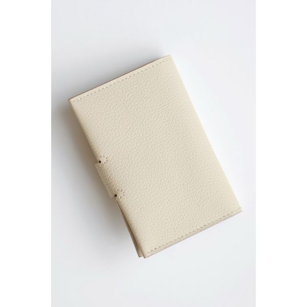 HERM R.M.S Card Holder in Beton Evergrain Calfskin
