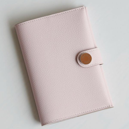 HERM R.M.S Passport Holder in Mauve Pale Evercolor Calfskin