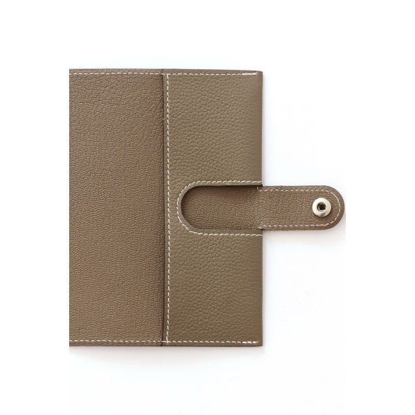 HERM R.M.S Passport Holder in Taupe Evercolor Calfskin