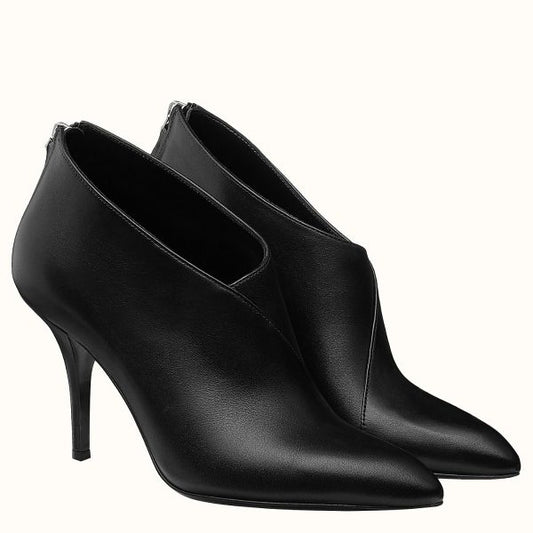 HERM Virginia Ankle Boot In Black Leather