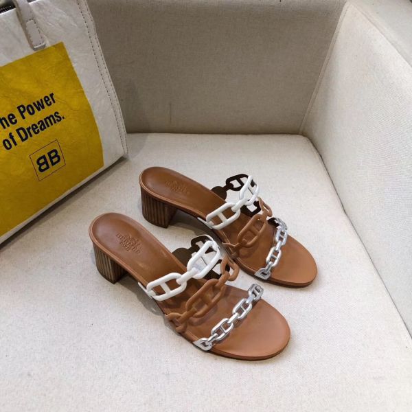 HERM Tandem Sandals In Multicolour Lambskin