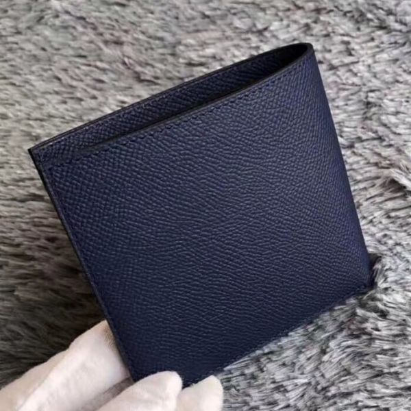 HERM Dark Blue MC¬≤ Copernic Compact Wallet
