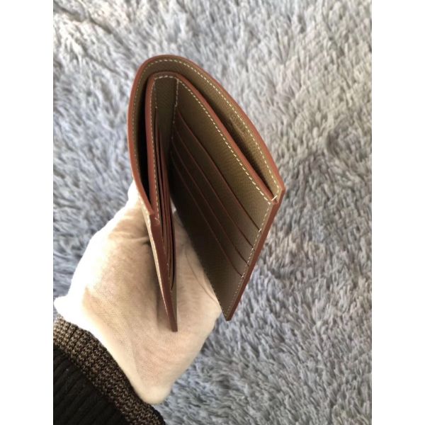 HERM Taupe MC¬≤ Copernic Compact Wallet