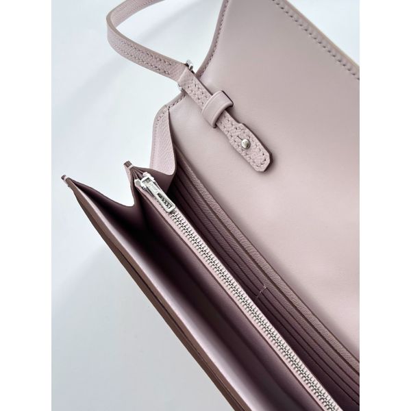HERM Constance To Go Wallet in Mauve Pale Epsom Calfskin