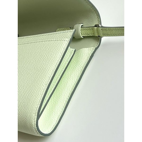 HERM Constance To Go Wallet in Vert Fizz Epsom Calfskin