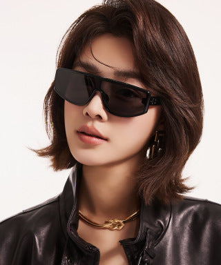 RECTANGULAR FRAME SUNGLASSES G3109 IN ACETATE