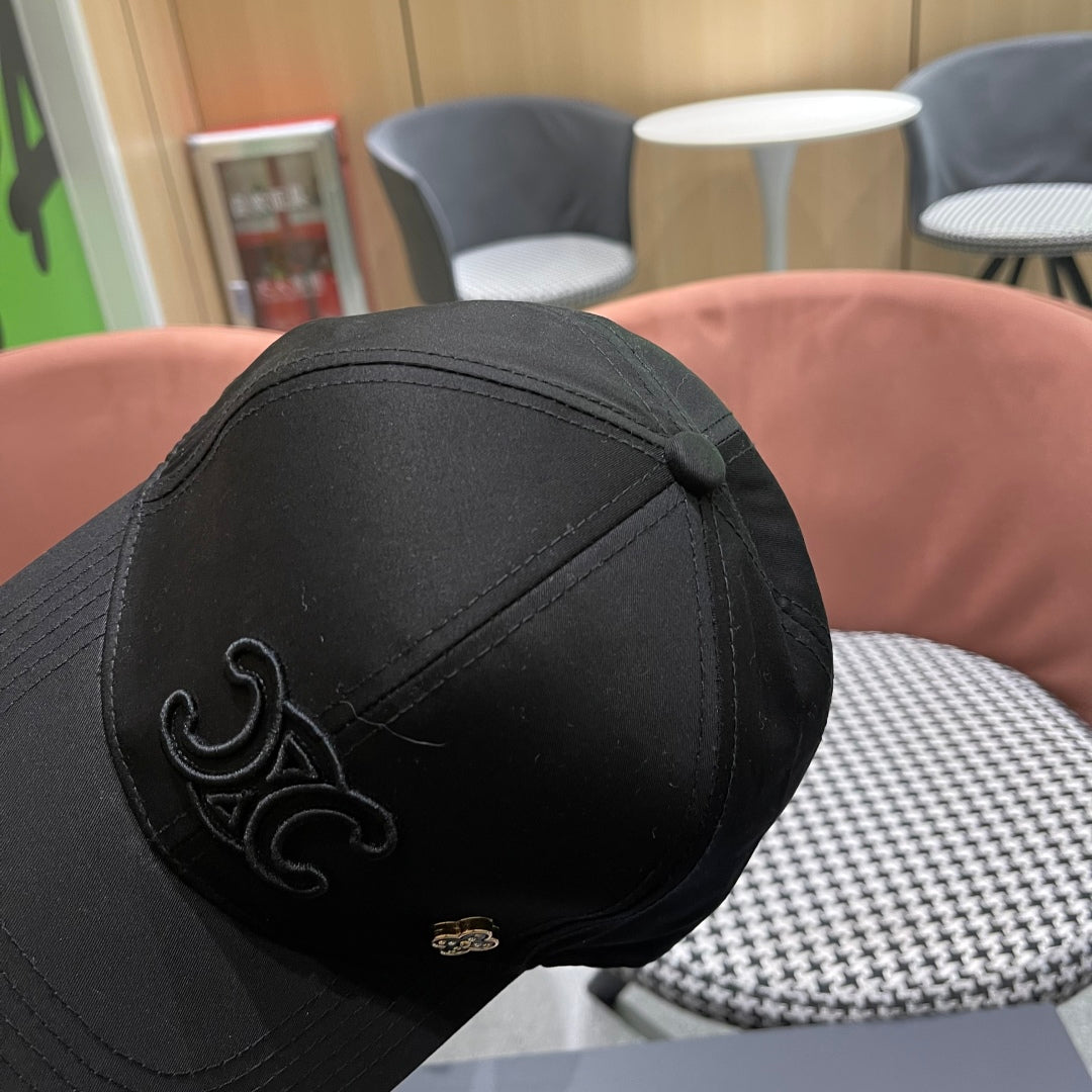 BASEBALL CAP MODEL 650287 IN BLACK FABRIC