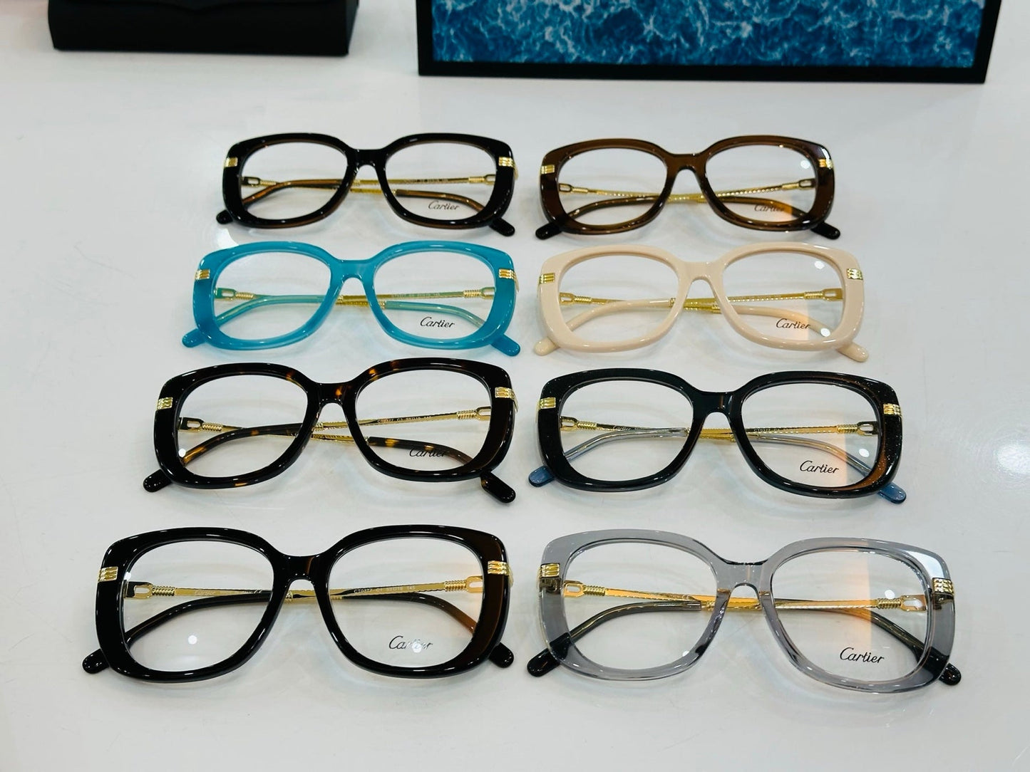 C DE SQUARE FRAME SUNGLASSES CT0377 IN ACETATE