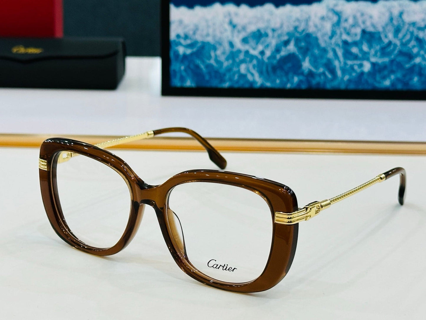 C DE SQUARE FRAME SUNGLASSES CT0377 IN ACETATE