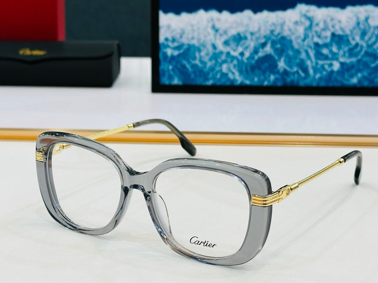 C DE SQUARE FRAME SUNGLASSES CT0377 IN ACETATE