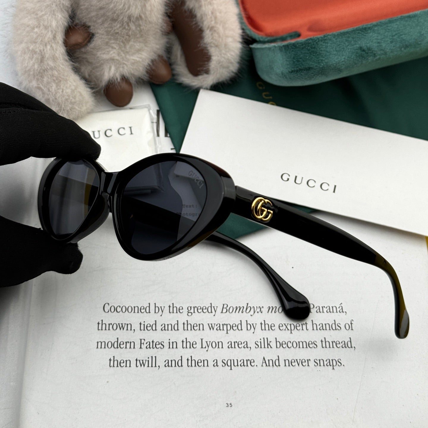 OVAL FRAME SUNGLASSES G0982 IN ACETATE