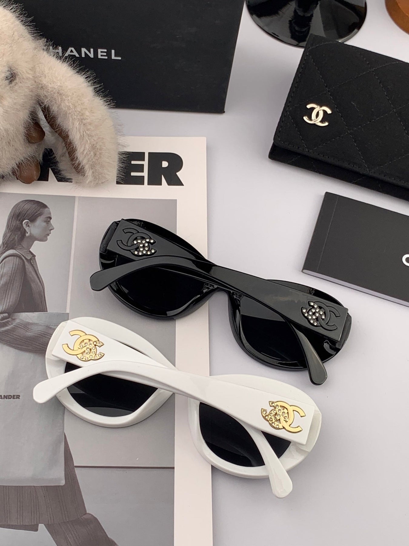 CAT EYE SUNGLASSES CH0602 IN ACETATE