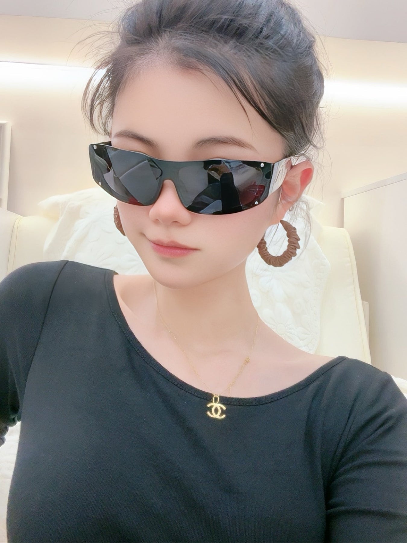 RECTANGULAR SUNGLASSES CH2507 IN ACETATE