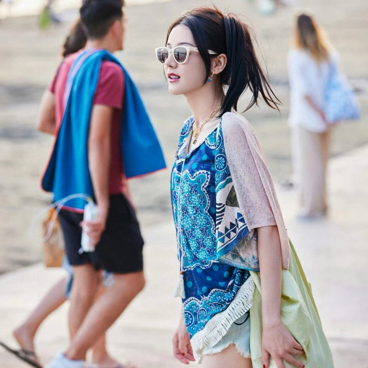 ROUND FRAME SUNGLASSES G3905 IN ACETATE