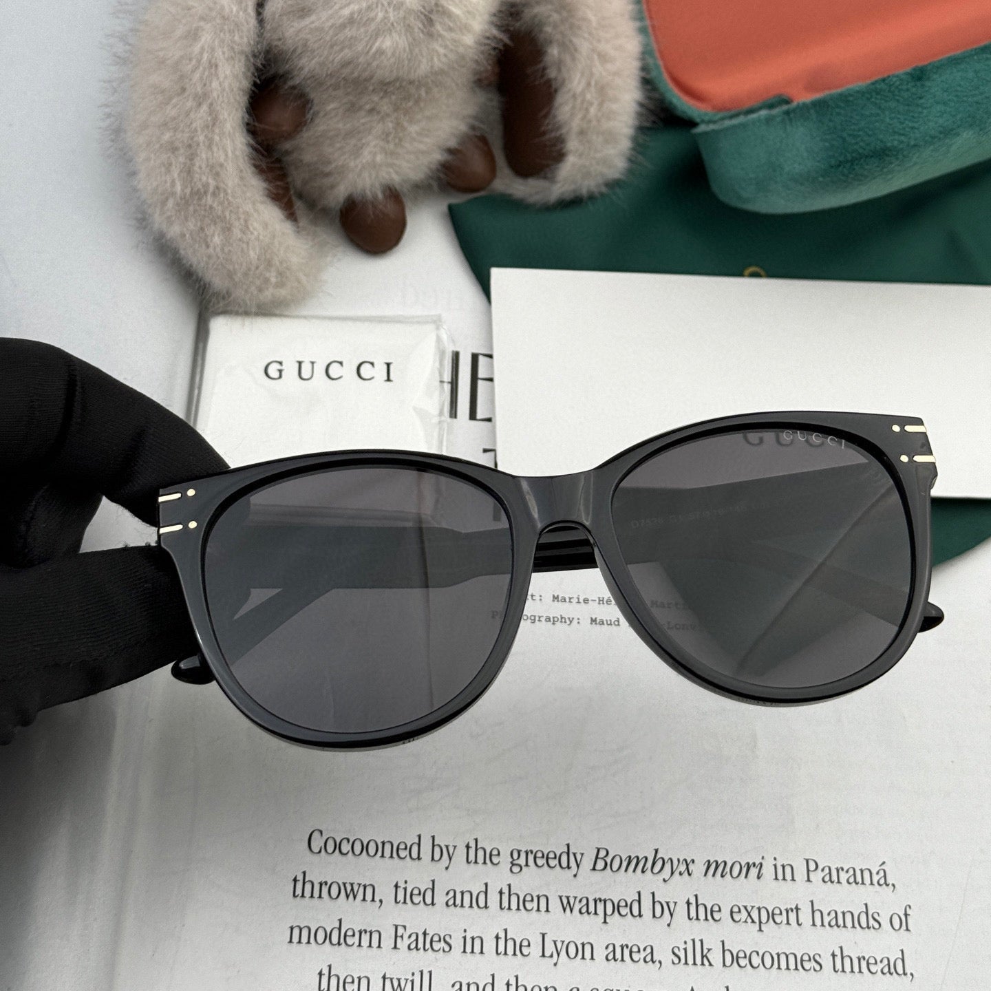 ROUND FRAME SUNGLASSES G6752 IN ACETATE