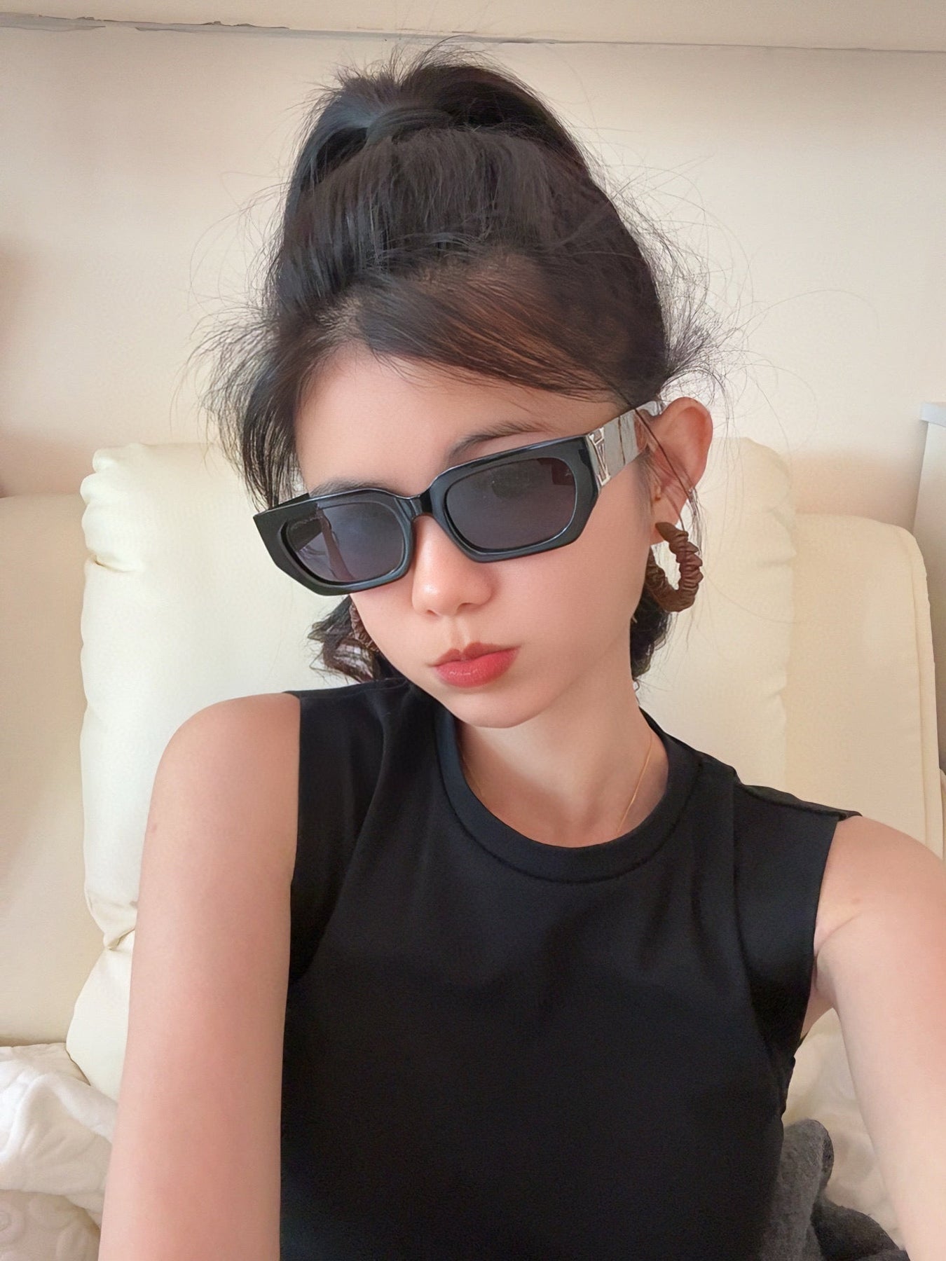 RECTANGLE SUNGLASSES L4232 IN ACETATE