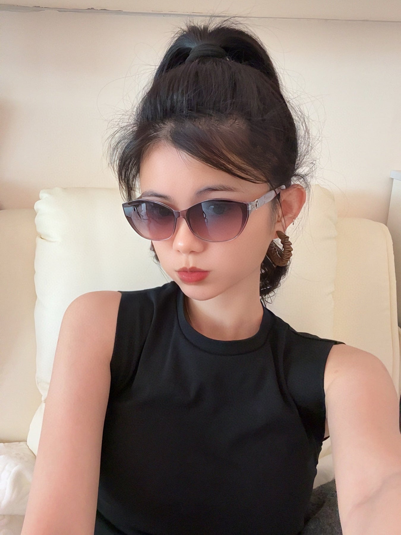 CAT EYE SUNGLASSES L2552 IN ACETATE