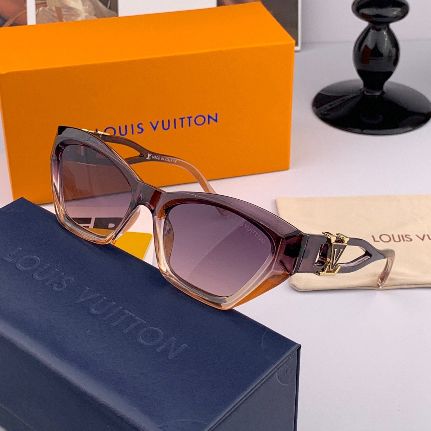 CAT EYE SUNGLASSES L0231 IN ACETATE