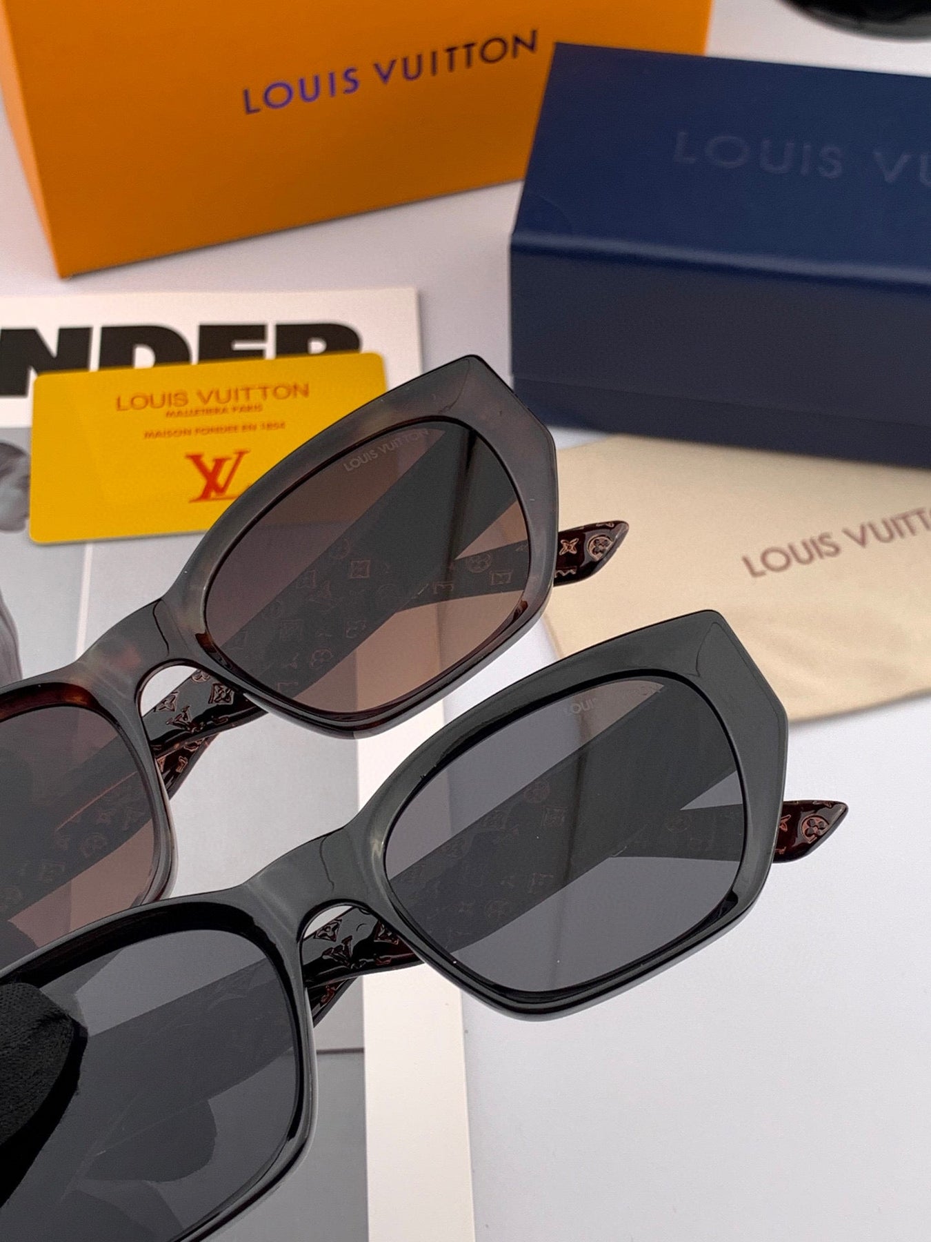 CAT EYE SUNGLASSES L9551 IN ACETATE