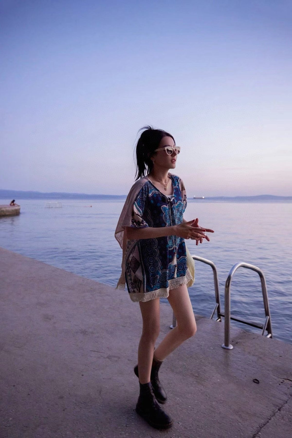 ROUND FRAME SUNGLASSES G500 IN ACETATE