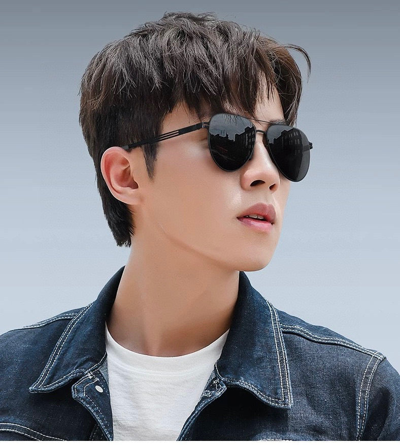 PILOT SUNGLASSES L186 IN METAL